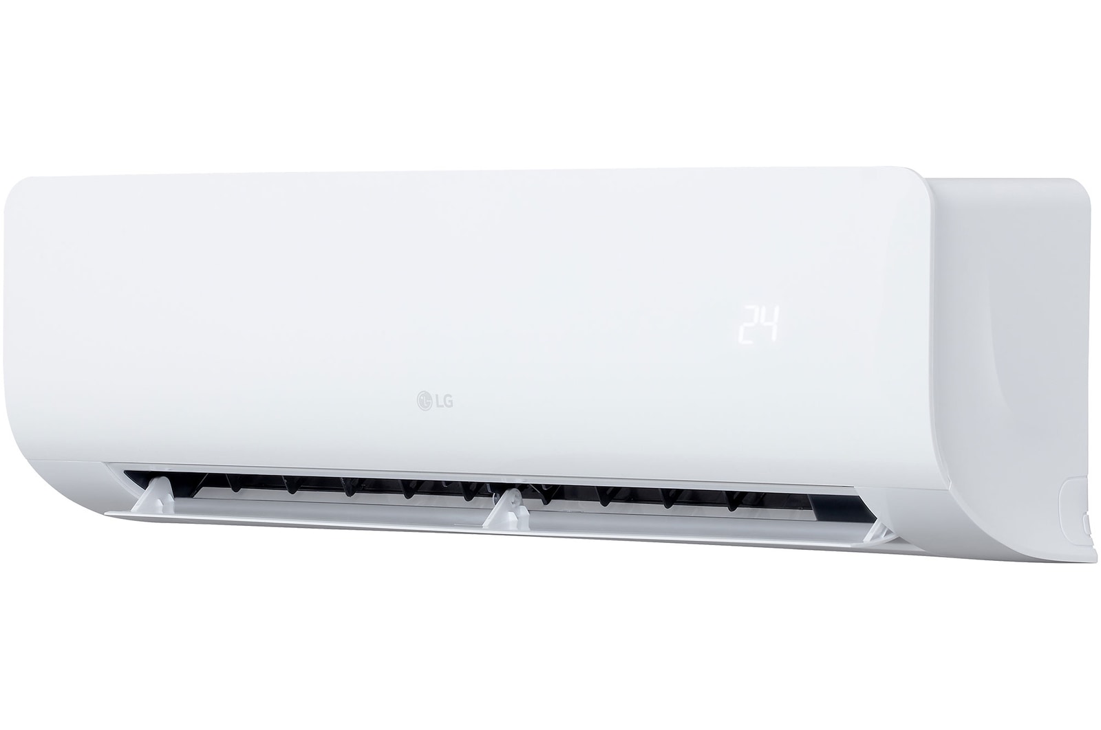 Air conditioner right side half open image