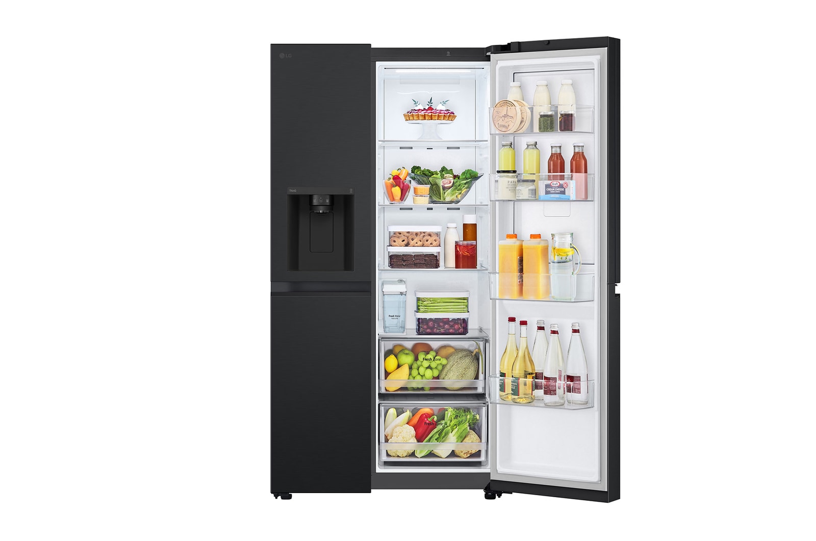 open side door with fill
