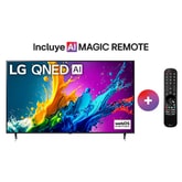 Pantalla LG AI QNED QNED80 55 pulgadas 4K SMART TV 2024 ThinQ AI