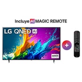 Pantalla LG AI QNED QNED80 65 pulgadas 4K SMART TV 2024 ThinQ AI