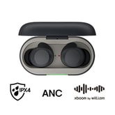 LG xboom Buds by will.i.am | Audífonos Bluetooth | xboom Signature Sound con driver de grafeno | Color Negro