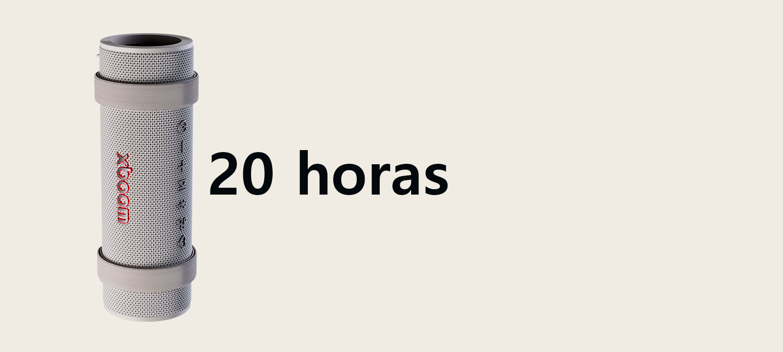 xboom Grab se coloca verticalmente.