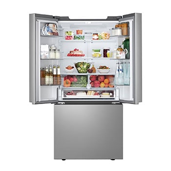 front open view with food stored