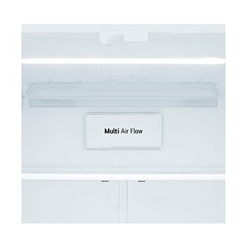 detailed view of the refrigerator compartment top