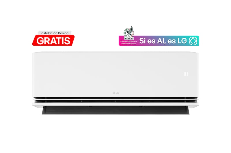 Vista frontal de LG DUALCOOL AI Air, 2 Ton Frío (Voltaje 220V / 60HZ) VA242C5
