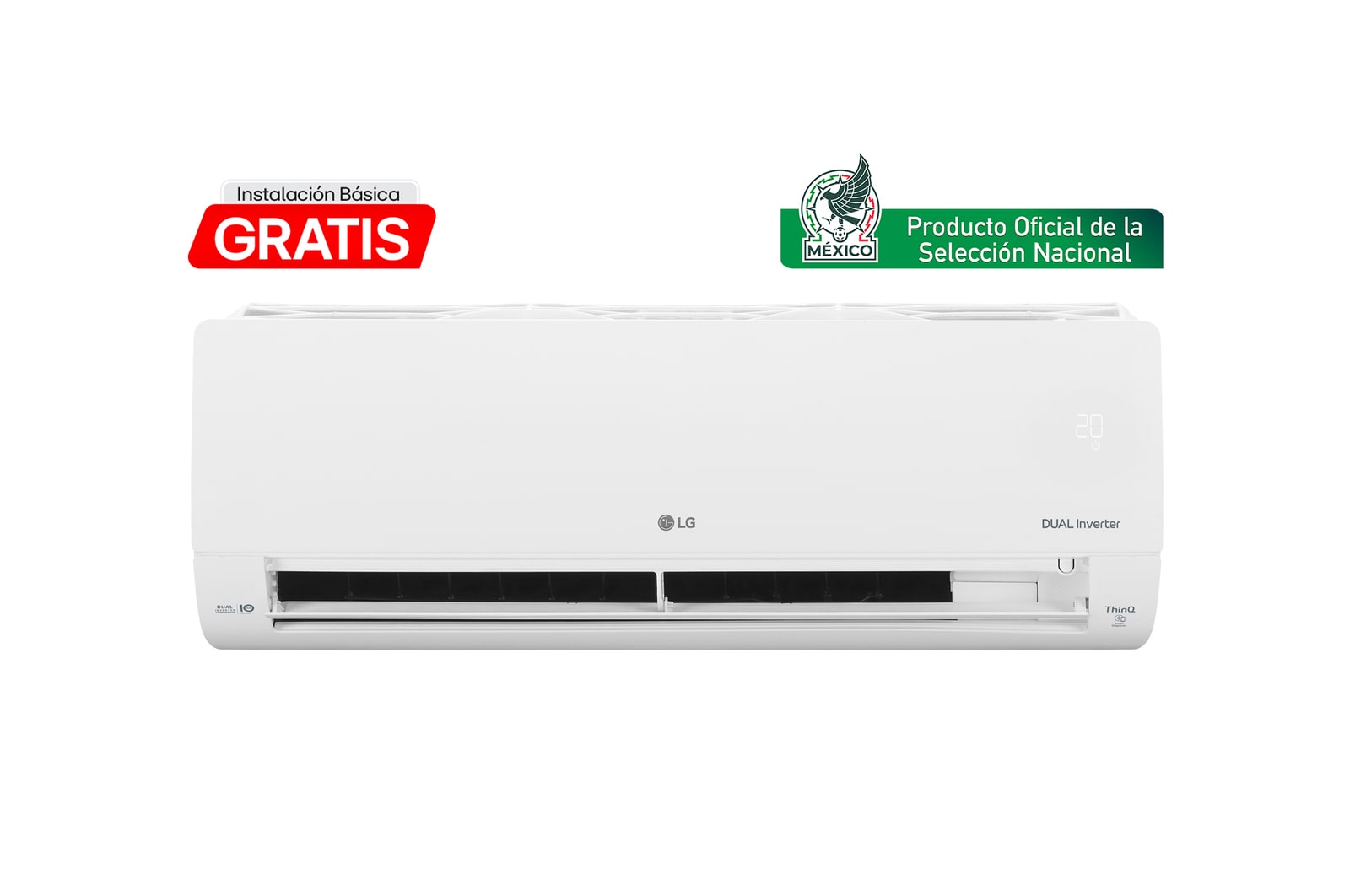 LG DUALCOOL INVERTER, 1 TON. FRÍO - VM122C9 | LG MX