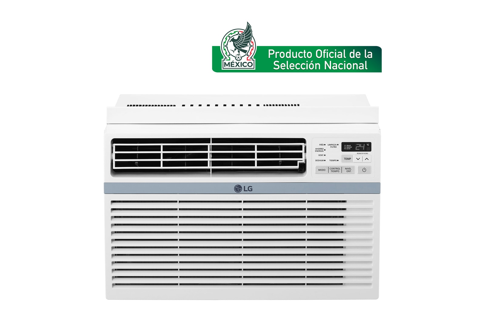 LG Tipo Ventana, 1 Ton, Frío, (Voltaje 115V / 60HZ), W121CE