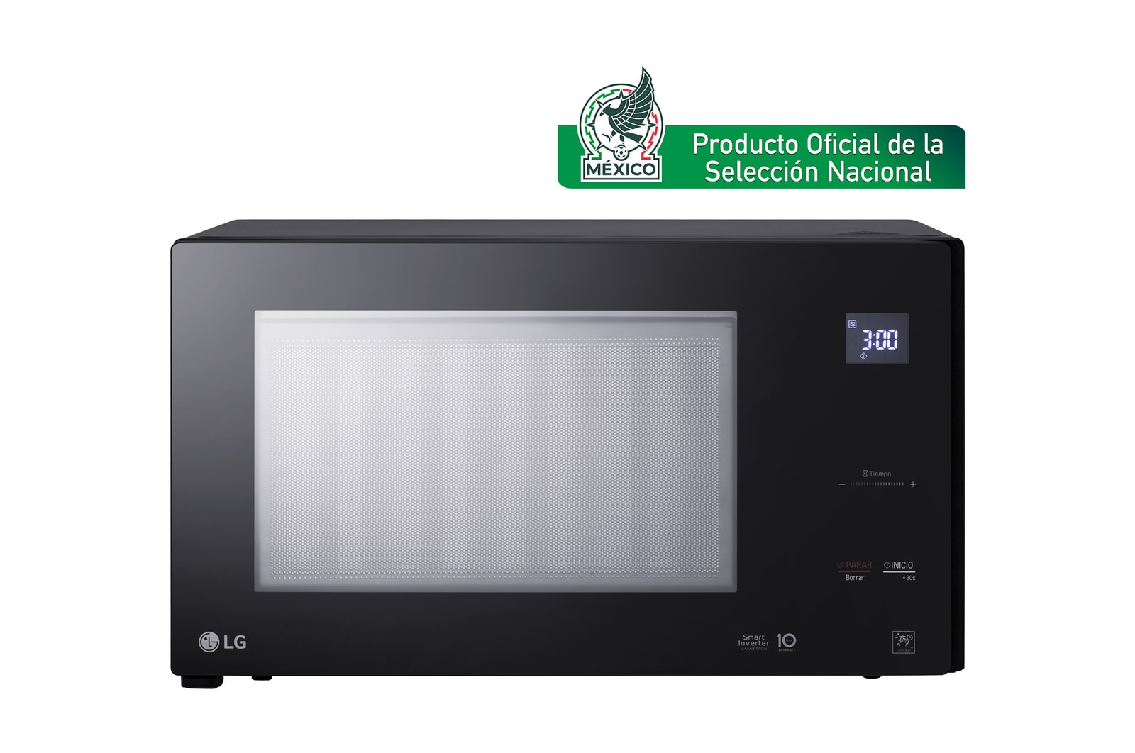 FRONTAL HORNO DE MICROONDAS NEOCHEF NEGRO CON EASYCLEAN 