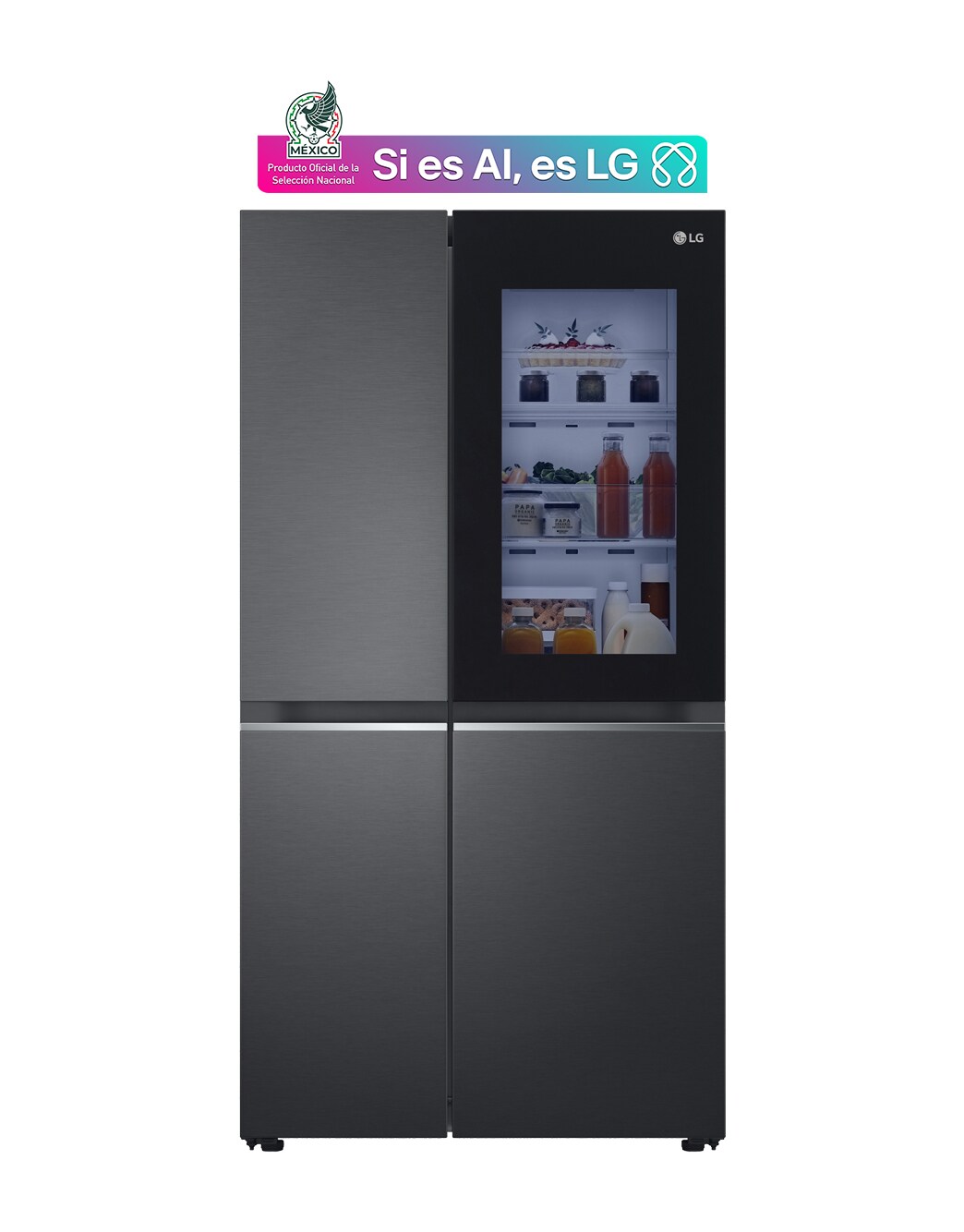 Refrigerador LG Instaview™ Side by Side 23 pies³ | LG México