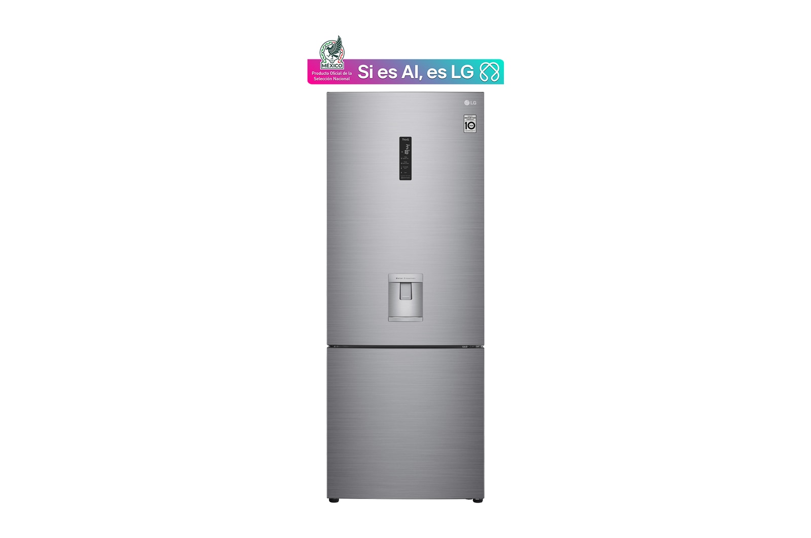 LG Refrigerador 17 pies cúbicos Bottom Mount 2 Puertas, GB45SPP