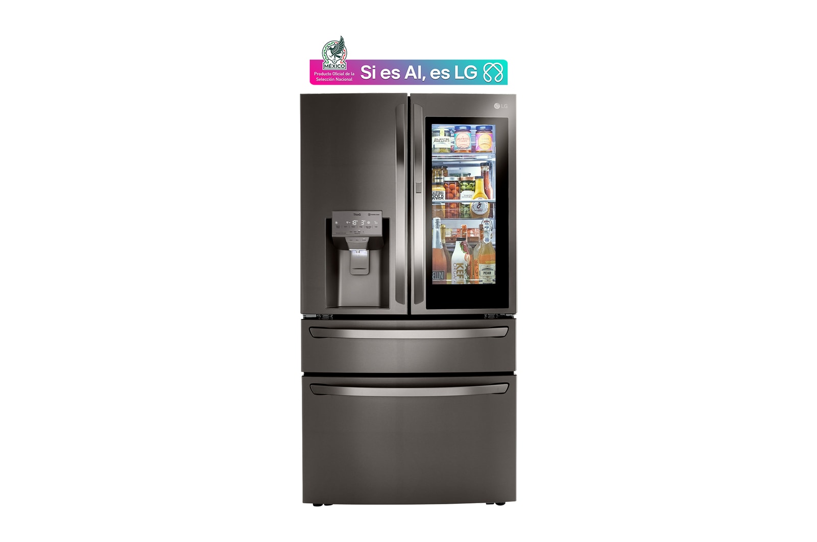 LG Refrigerador French Door 30 pies³ Instaview™ , LM85SXD