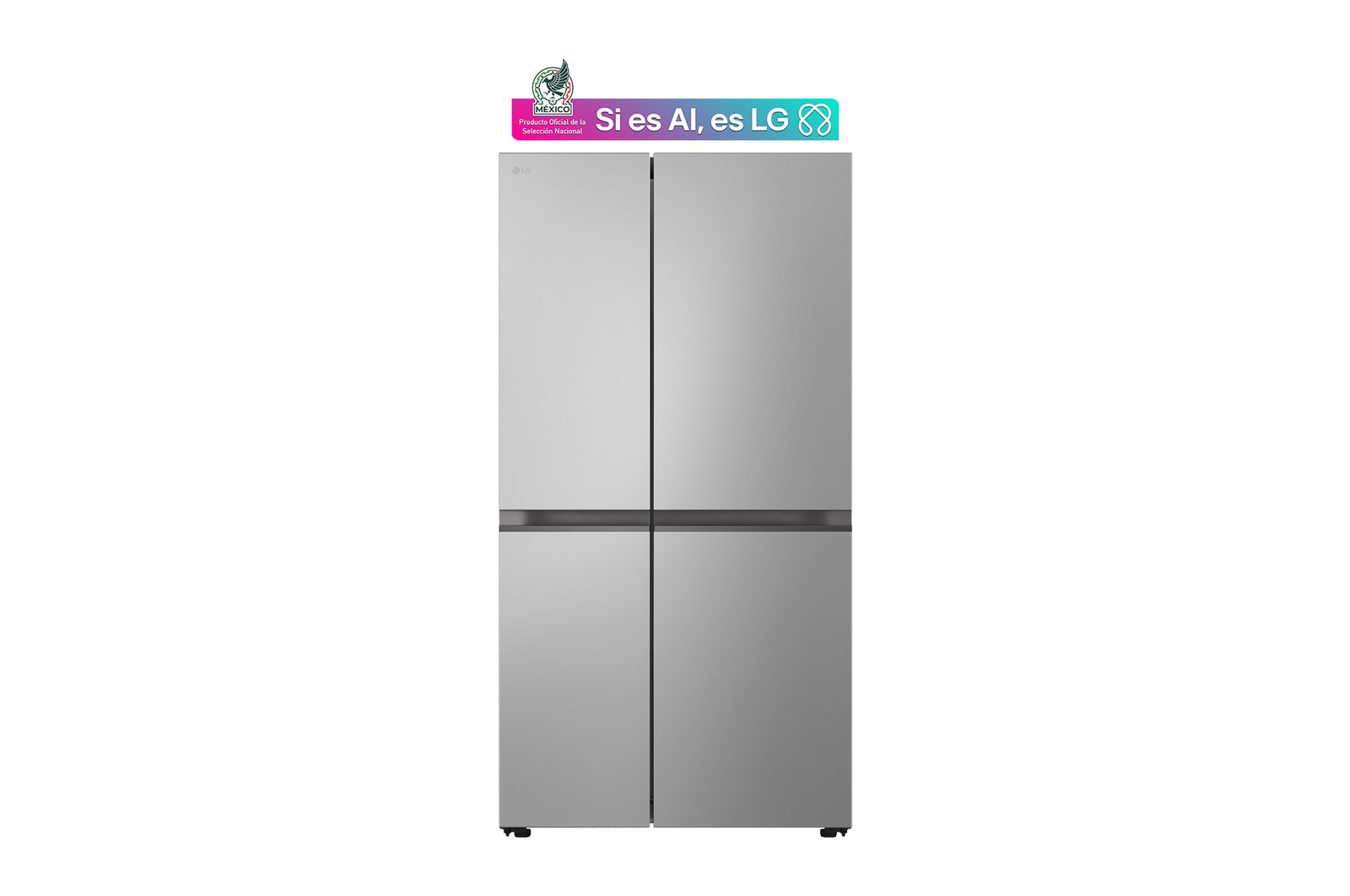 Vista frontal de Refrigerador LG Side by Side 23 pies³ VS23BP