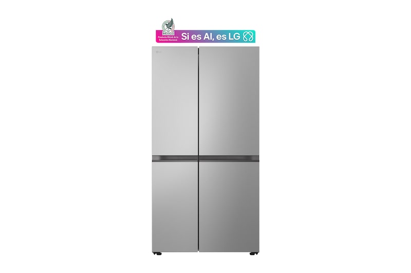 Vista frontal de Refrigerador LG Side by Side 23 pies³ VS23BP