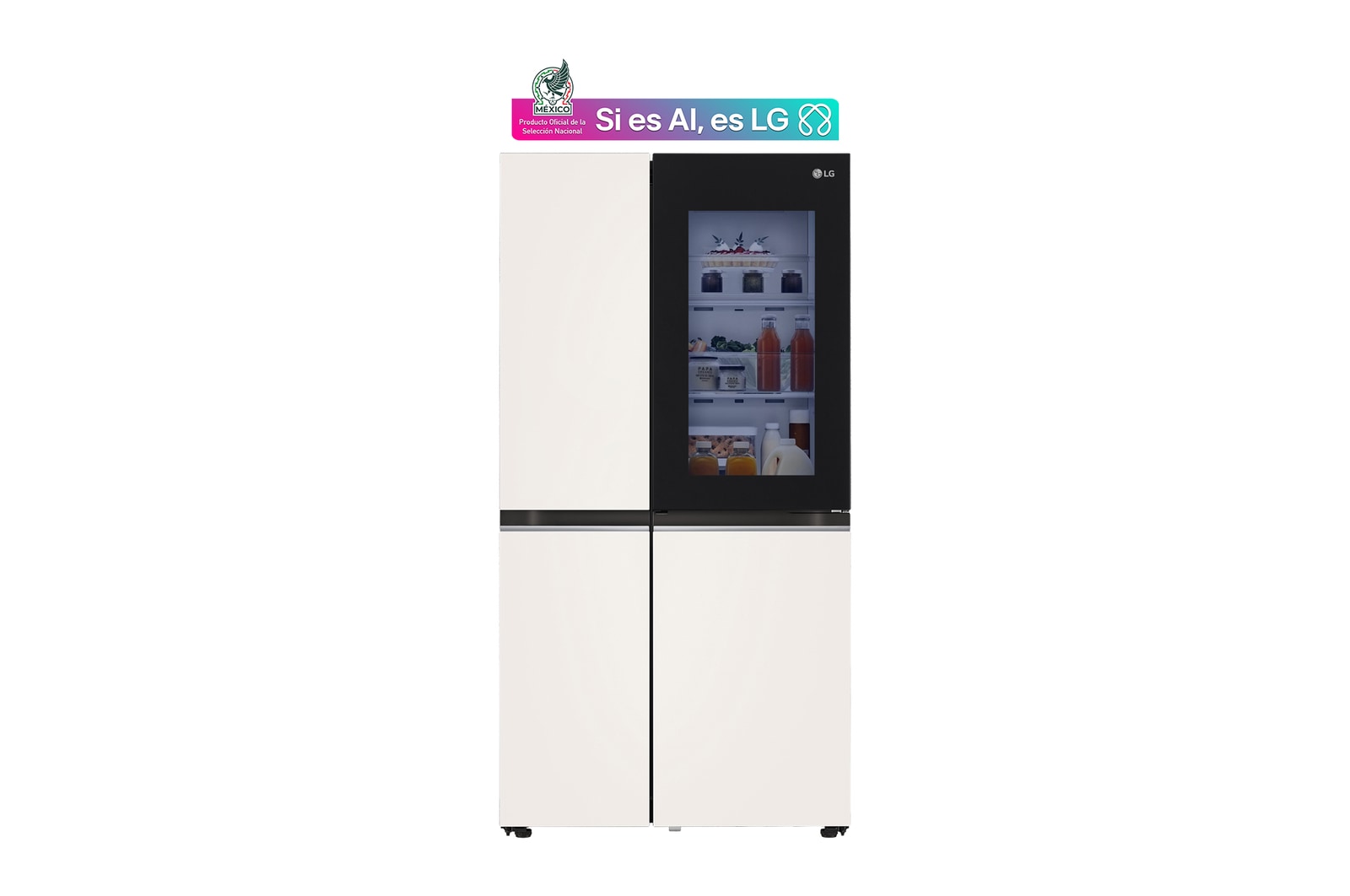 LG Refrigerador 23 pies cúbicos InstaView™ Side by Side, VS23BQB