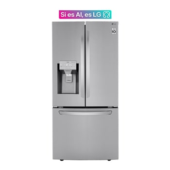 LG Refrigerador French Door  Inteligente 25 pies cúbicos - Acero Inoxidable con Despachador de Agua y Hielos  | LINEAR INVERTER, LM65SGS