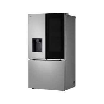 Refrigerador InstaView French Door LG GM89SXD dibujo técnico: medidas (Al 1785, An 908, F 874 mm), incluyendo dimensiones de instalación y $\ge$50 mm de separación de pared.