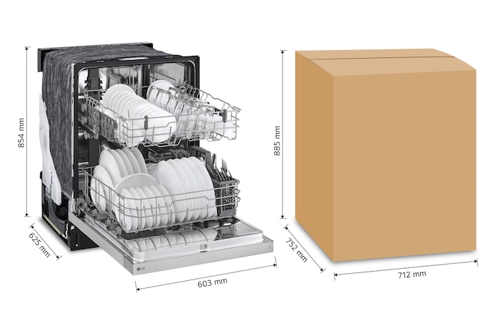 LG Lavavajillas LG con Dynamic Dry™ Empotre, LDFC2423V