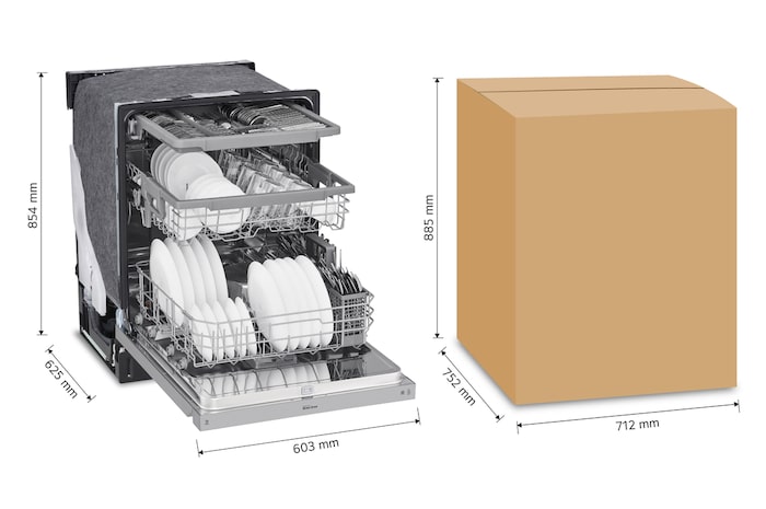 LG Lavavajillas LG QuadWash™ de Empotre, LDFN4542S