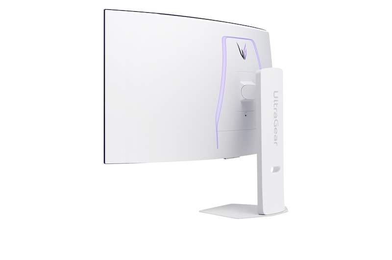 front view of the monitor with the stand down