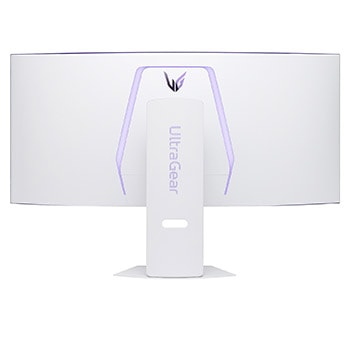 side view of a tilted monitor