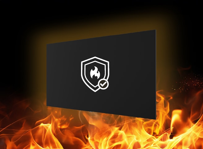 La serie LAPA está diseñada para resistir al fuego.