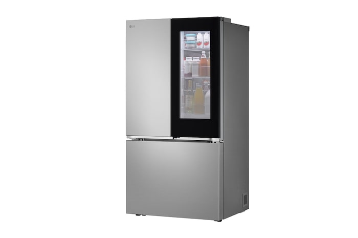 Close up view of touch panel.