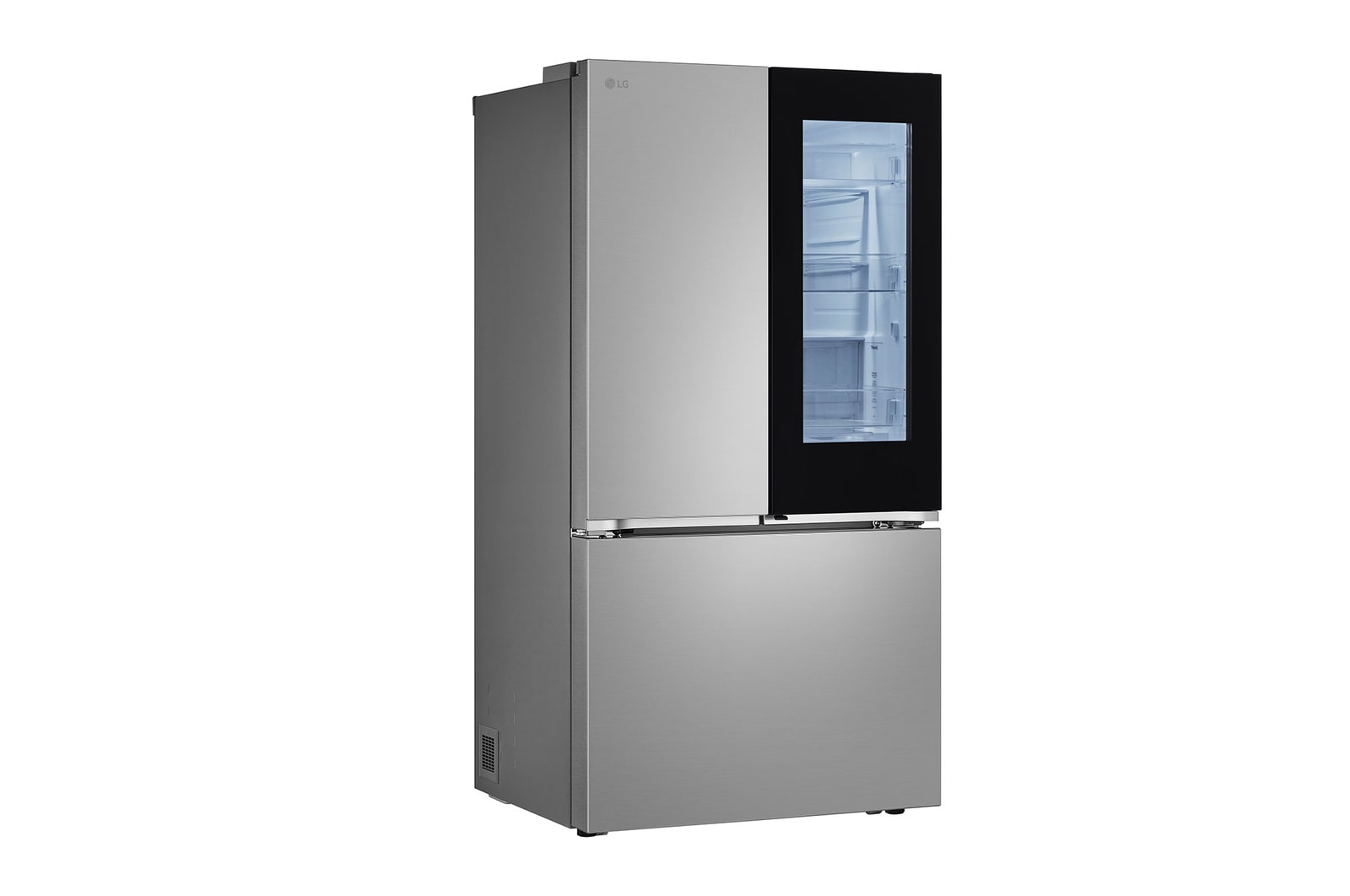 Close up view of pocket handel.