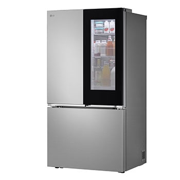 Close up view of touch panel.