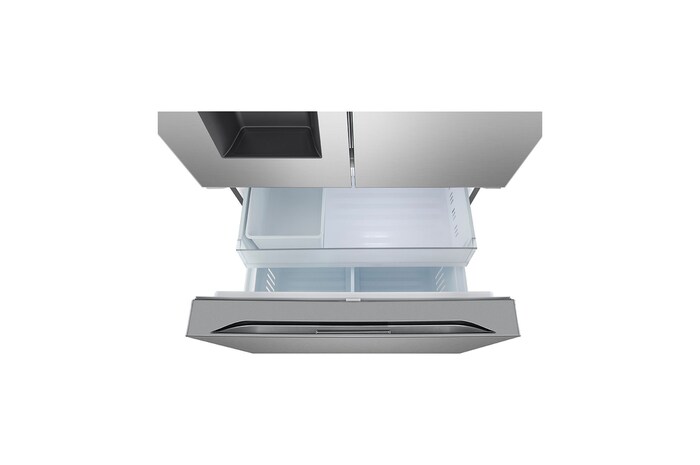 bottom drawer top view