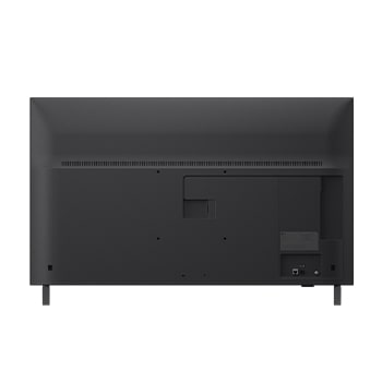 Rear view of LG UHD UA75 TV.