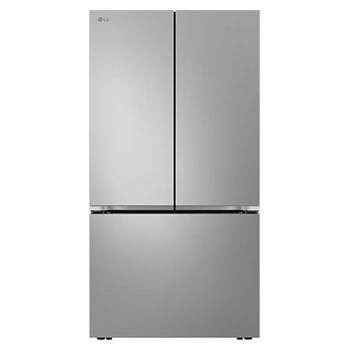 Vista frontal del refrigerador de varias puertas 897L Prime Silver con DoorCooling+ e Hygiene Fresh+. ({Código del modelo de venta})