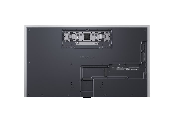 Rear view of LG OLED evo AI G5 4K Smart TV.
