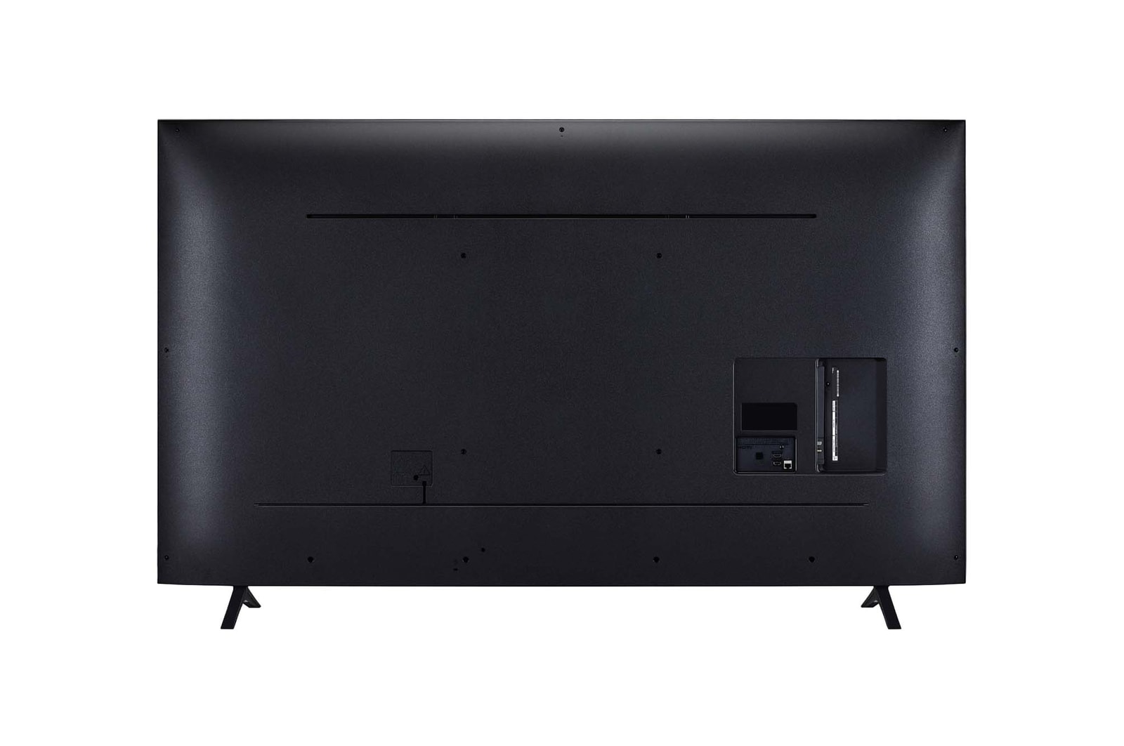 Rear view of LG QNED70 TV