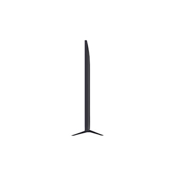Left-facing side view of LG QNED70 TV 
