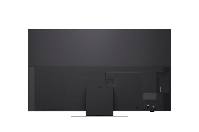 Vista trasera de la LG QNED83 TV