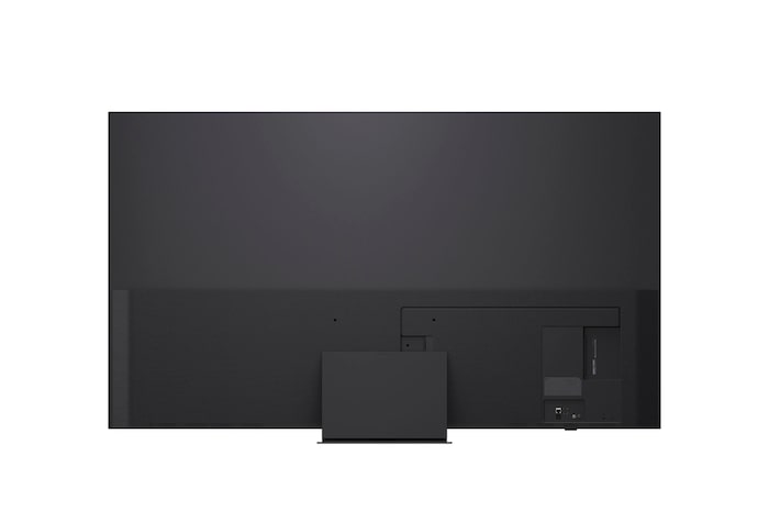 Vista trasera de la LG QNED83 TV