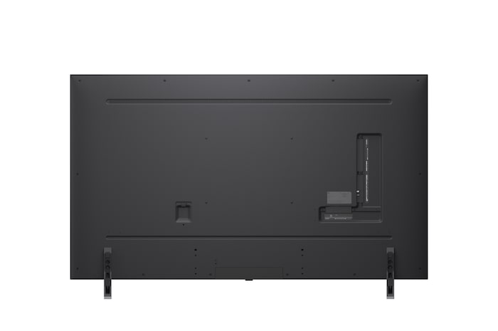 Vista posterior del TV LG QNED evo QNED85