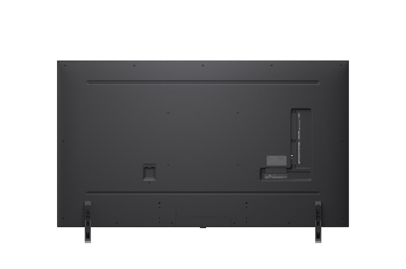 Vista posterior del TV LG QNED evo QNED85