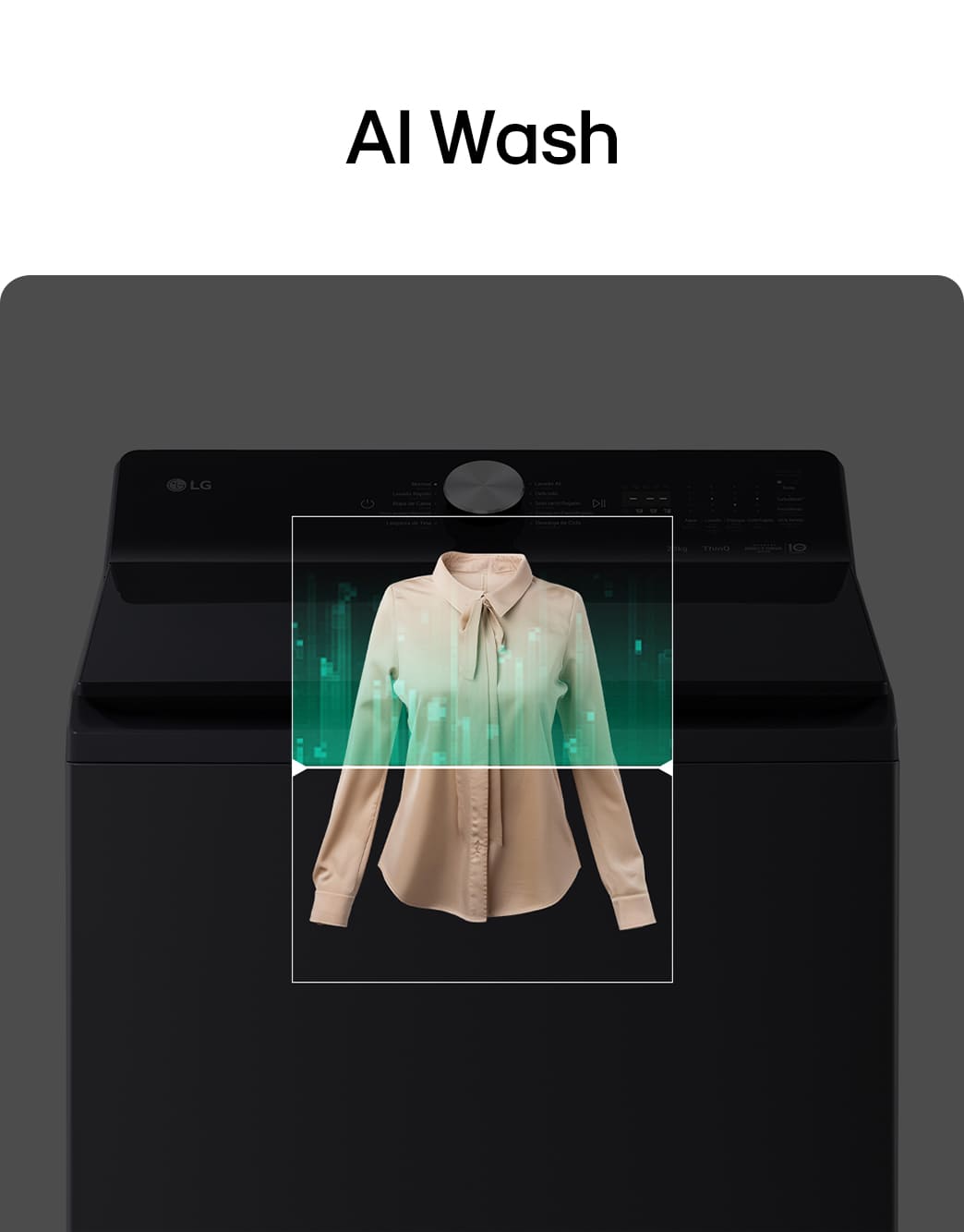 Lavadora LG Carga Superior AI DD™ 23kg Grafito WT23EGTX6 | LG México