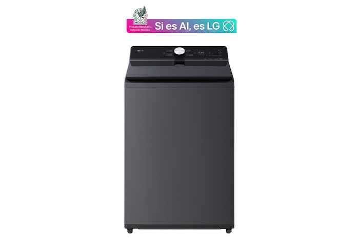 Front view of 23kg Top Loading Washing Machine Essence Graphite