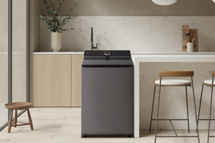 interior shot featuring Top Loading Washing Machine