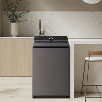 interior shot featuring Top Loading Washing Machine