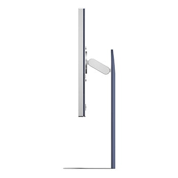 90 degree side view with height extended