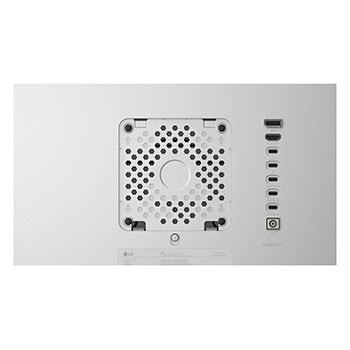 rear view with stand disassembled