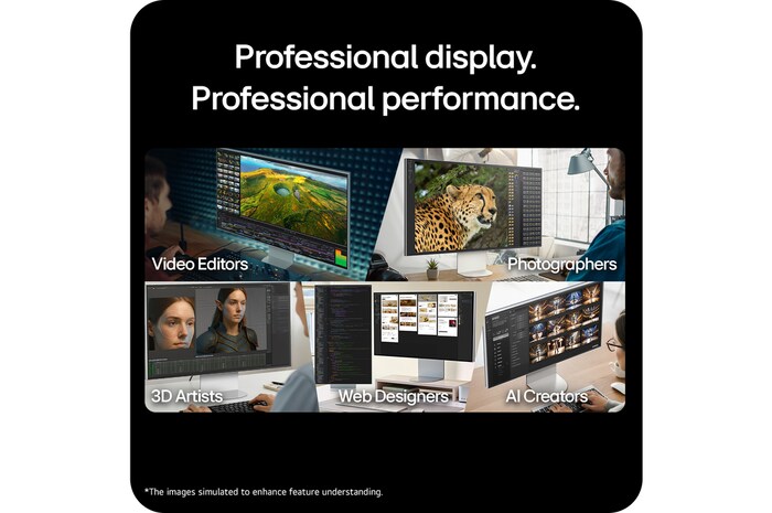 USP card: Professional display. Professional performance.