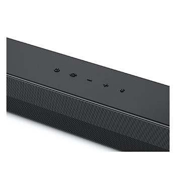 Top view of soundbar close-up