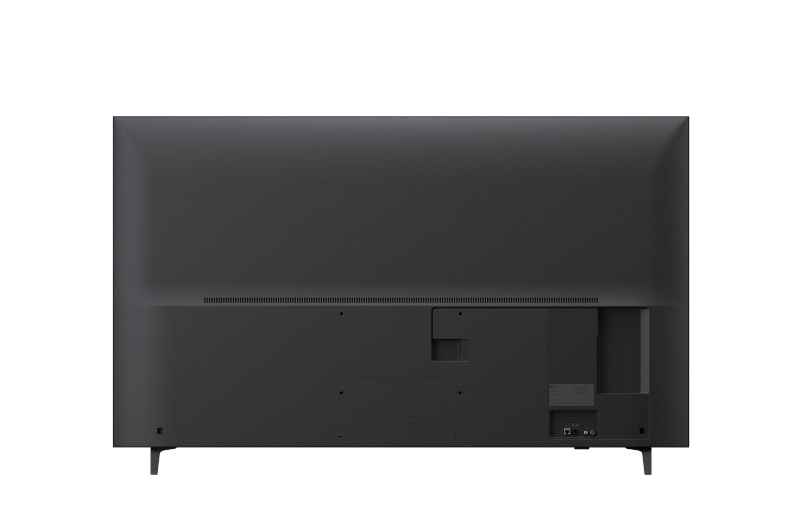 Vista posterior de la LG UHD UA75 TV.