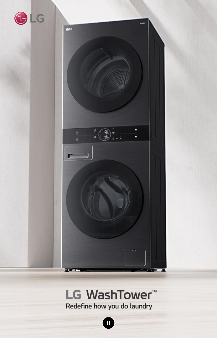 LG WashTower™ Reinventa la forma de lavar la ropa
