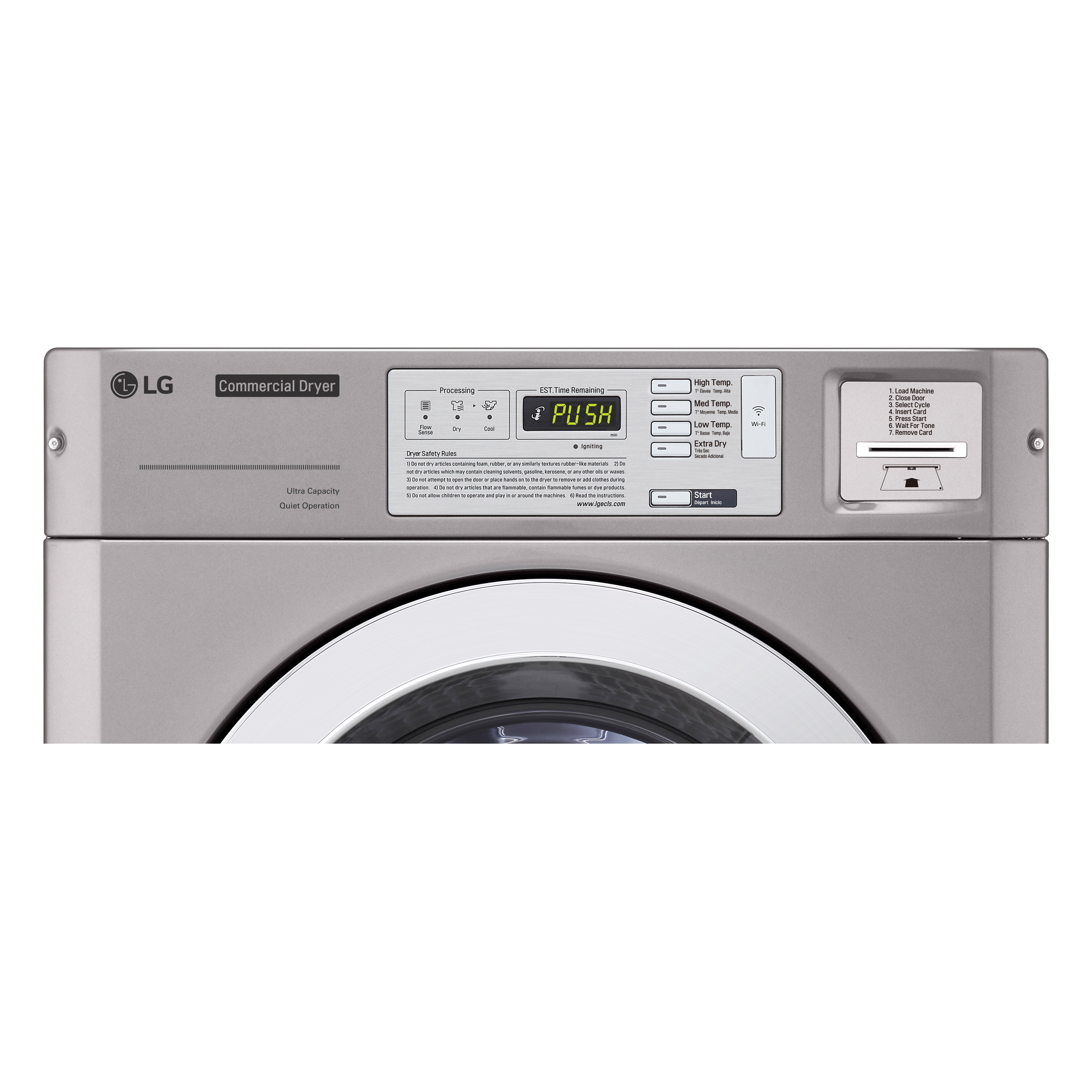 LG Secadora LG Titan Carga Frontal 13kg Ultra Capacidad CARD/OPL - Stack (Gas), CDT29MUCNS
