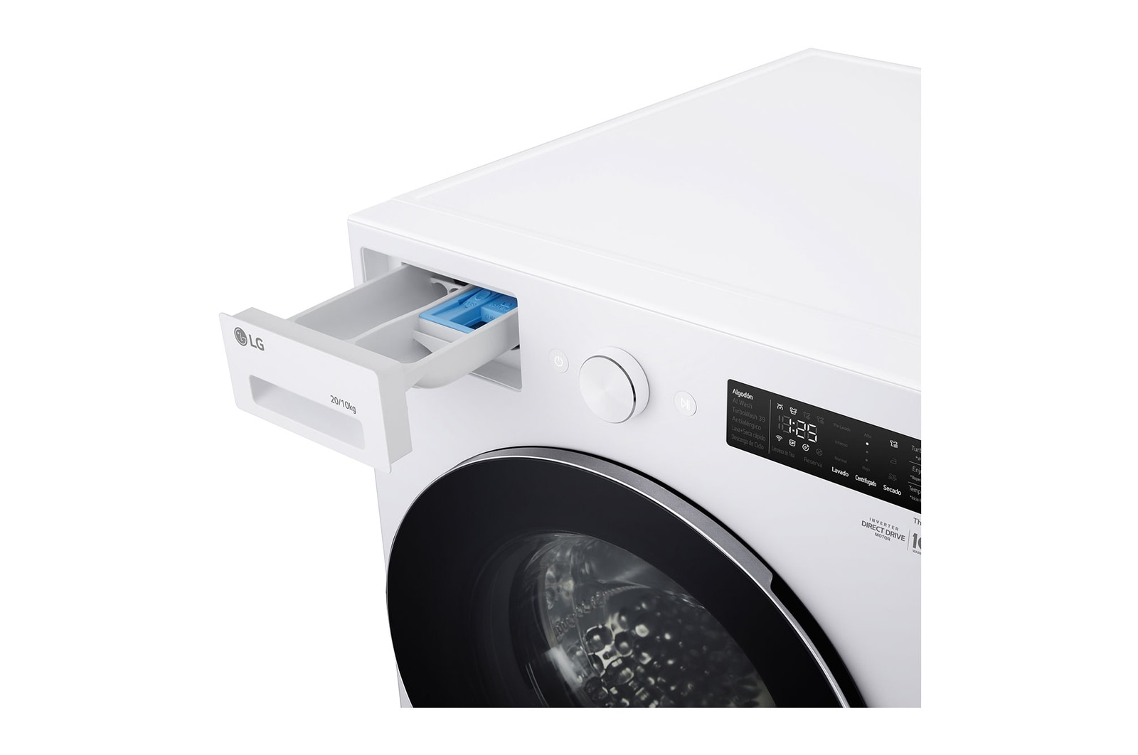 Detergent port view